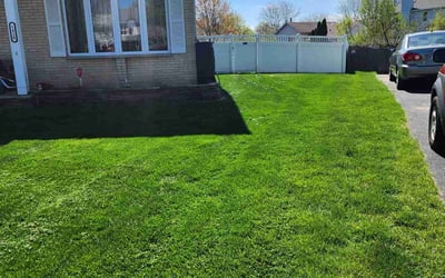 Photo of Justin H.'s yard after getting lawn care in La Crosse, WI
