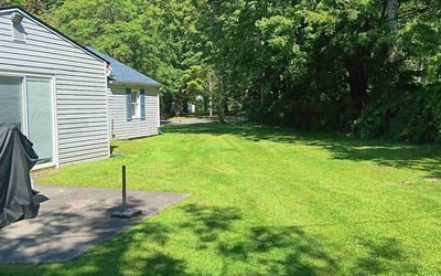 Photo of Glenda R.'s yard after getting lawn care in Webster, NY