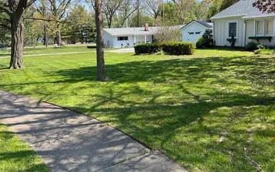 Photo of Janet H.'s yard after getting lawn care in Bay Village, OH