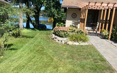 Photo of Randolph S.'s yard after getting lawn care in Oxford, MI