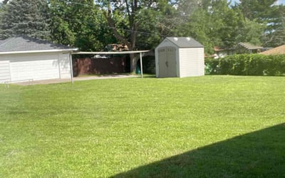 Photo of David R.'s yard after getting lawn care in New Brighton, MN