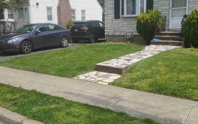 Photo of Ashley C.'s yard after getting lawn care in Hempstead, NY