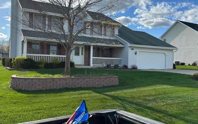 Photo of Jess B.'s yard after getting lawn care in Oak Creek, WI