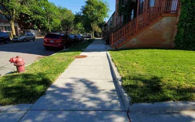 Photo of Sandra T.'s yard after getting lawn care in Justice, IL