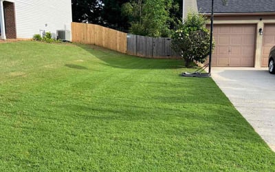 Photo of Jeanine W.'s yard after getting lawn care in Kennesaw, GA