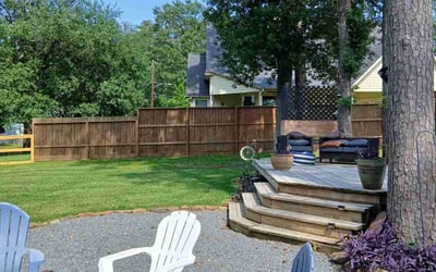 Photo of Donmoneke D.'s yard after getting lawn care in Crosby, TX