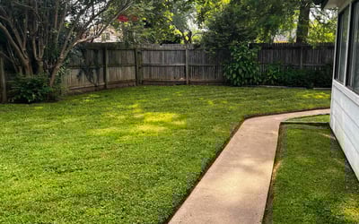 Photo of Ron R.'s yard after getting lawn care in Okmulgee, OK