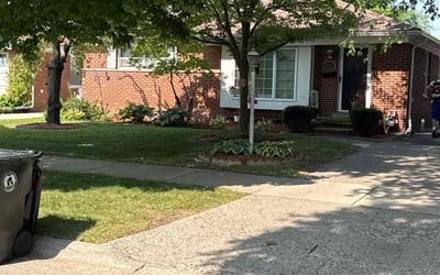 Photo of Gregory M.'s yard after getting lawn care in Trenton, MI