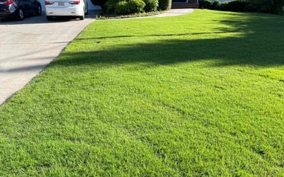 Photo of Richard W.'s yard after getting lawn care in Sussex, NJ