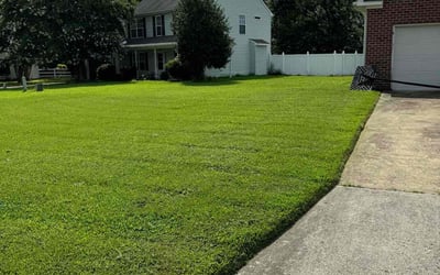Photo of Briseli C.'s yard after getting lawn care in Carrollton, VA