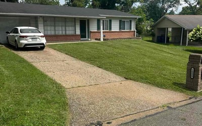 Photo of Jerry G.'s yard after getting lawn care in Lancaster, CA