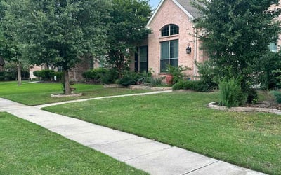 Photo of Cindy M.'s yard after getting lawn care in Maineville, OH