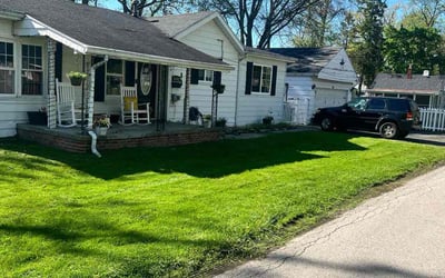 Photo of Karina Z.'s yard after getting lawn care in Swanton, OH