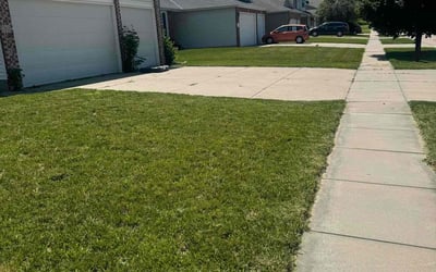 Photo of Patrick K.'s yard after getting lawn care in Lincoln, NE