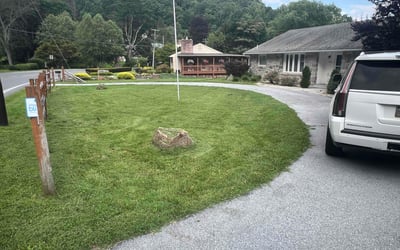 Photo of Lori C.'s yard after getting lawn care in Navarre, FL