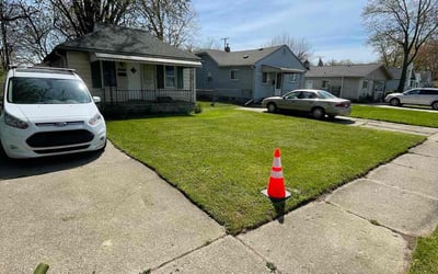Photo of Mike B.'s yard after getting lawn care in Neenah, WI