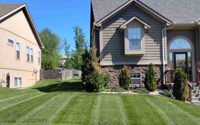 Photo of Kathryn F.'s yard after getting lawn care in Liberty, MO