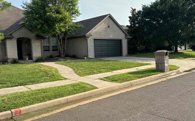Photo of Leona E.'s yard after getting lawn care in Lawton, OK