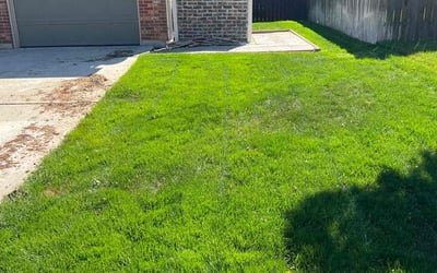 Photo of Claudia G.'s yard after getting lawn care in Brookfield, WI