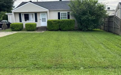 Photo of Louis M.'s yard after getting lawn care in Terrell, TX