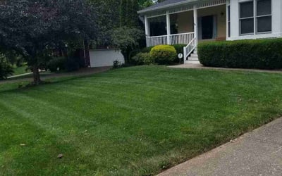 Photo of Christina H.'s yard after getting lawn care in Prospect, KY