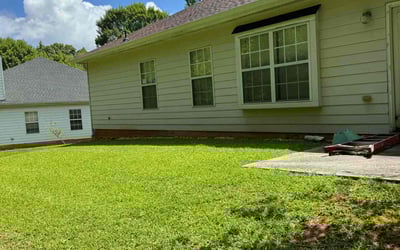 Photo of Debra T.'s yard after getting lawn care in Union City, GA