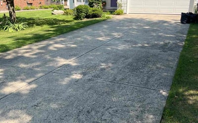 Photo of Izzy D.'s yard after getting lawn care in Brunswick, OH