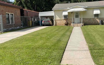 Photo of Sara N.'s yard after getting lawn care in Lees Summit, MO
