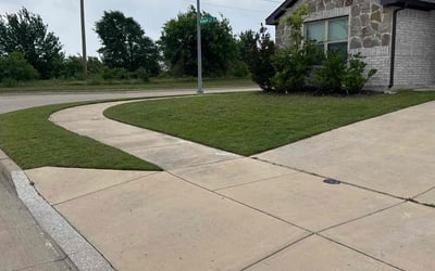 Photo of Evan B.'s yard after getting lawn care in Bentonville, AR