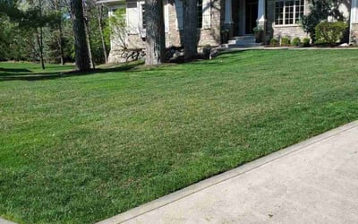 Photo of Lucy R.'s yard after getting lawn care in Clive, IA