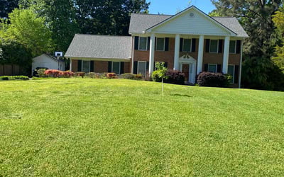 Photo of Andrew B.'s yard after getting lawn care in Norcross, GA