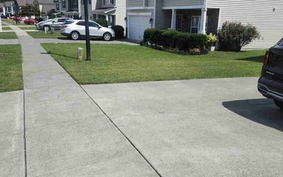 Photo of Malgorzata G.'s yard after getting lawn care in Zebulon, NC