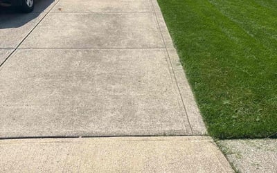 Photo of Christina B.'s yard after getting lawn care in Calabash, NC