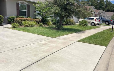 Photo of Christine C.'s yard after getting lawn care in Syracuse, NY