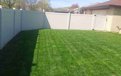 Photo of Zackary D.'s yard after getting lawn care in Trenton, MI