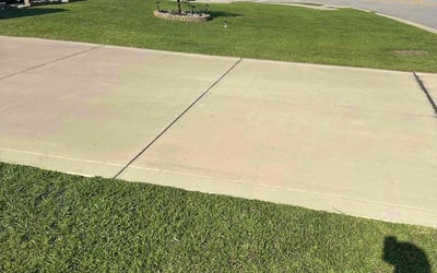Photo of Austin S.'s yard after getting lawn care in Brighton, MI