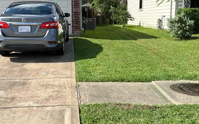 Photo of Tori J.'s yard after getting lawn care in Webster, TX