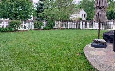 Photo of Carl C.'s yard after getting lawn care in Laurelville, OH