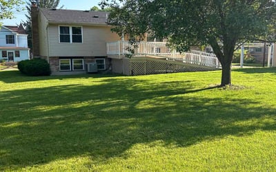Photo of Leigh K.'s yard after getting lawn care in Cleves, OH