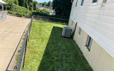 Photo of Chunmei L.'s yard after getting lawn care in Wakefield, MA
