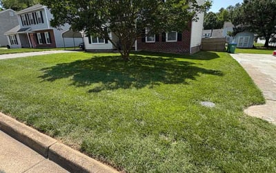 Photo of Joseph H.'s yard after getting lawn care in Westerville, OH