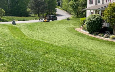 Photo of Chris L.'s yard after getting lawn care in Providence Forge, VA