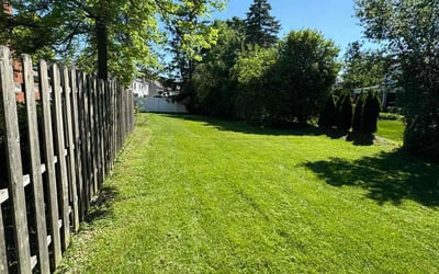Photo of Veronica G.'s yard after getting lawn care in Fowlerville, MI
