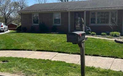 Photo of Khaled A.'s yard after getting lawn care in Erlanger, KY
