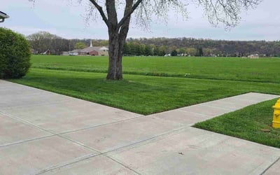 Photo of Jordan S.'s yard after getting lawn care in Fairfield, OH