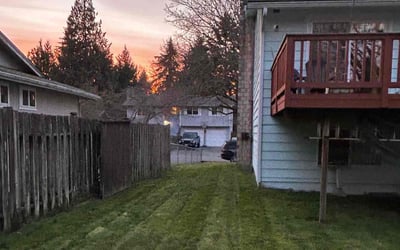 Photo of Broderick M.'s yard after getting lawn care in Everett, WA