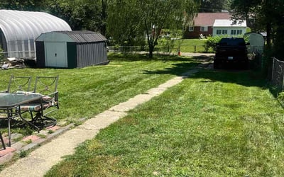 Photo of Jason D.'s yard after getting lawn care in District Heights, MD