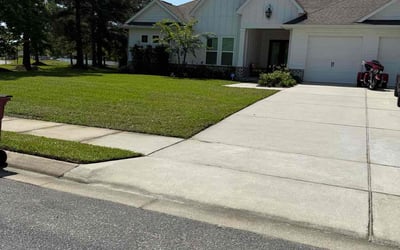 Photo of Darren S.'s yard after getting lawn care in Milton, FL