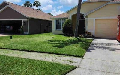Photo of Anne w.'s yard after getting lawn care in Indialantic, FL