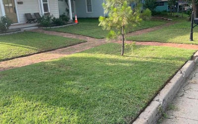 Photo of Tushar K.'s yard after getting lawn care in Guthrie, OK